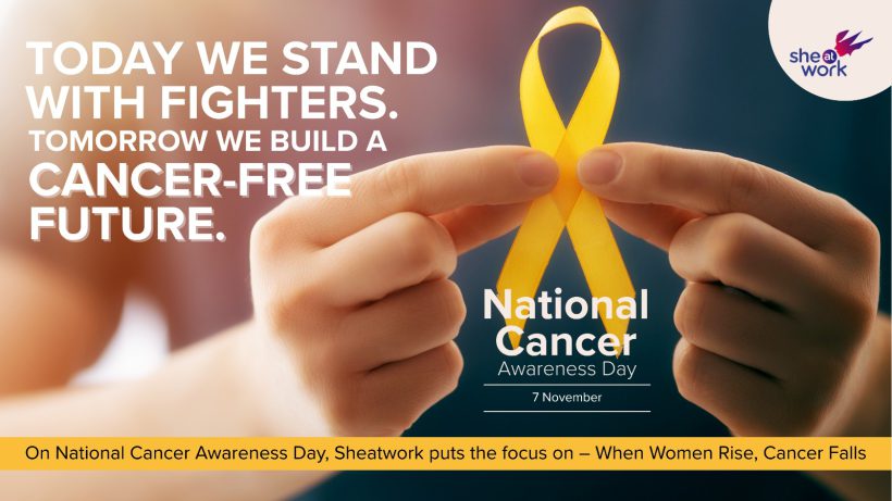 Today We Stand with Fighters. Tomorrow We Build a Cancer-Free Future.